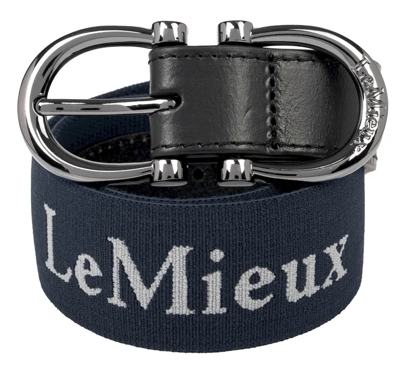 LeMieux Elasticated Belt in Navy